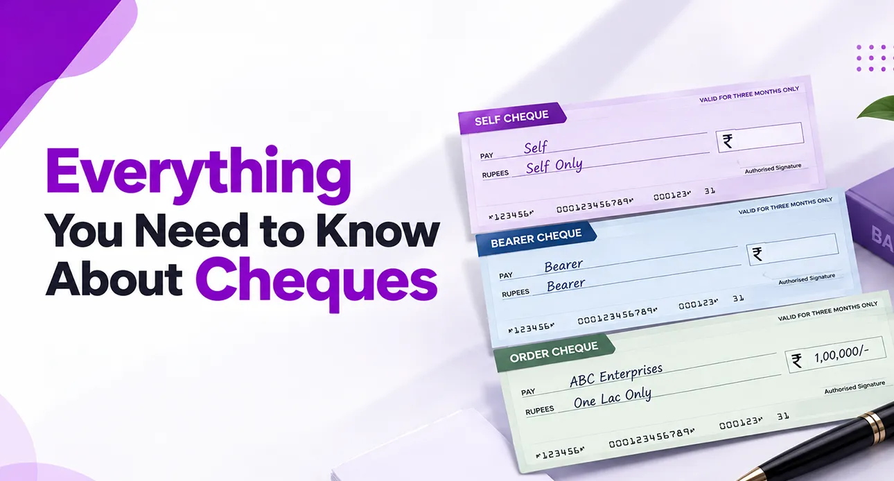 Cancelled Cheque, Cheque Book & Bounce: Complete Guide