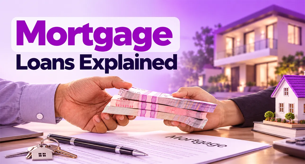 What is Mortgage Loan, its different types in India, and how current bank/repo rate affects mortgage loans