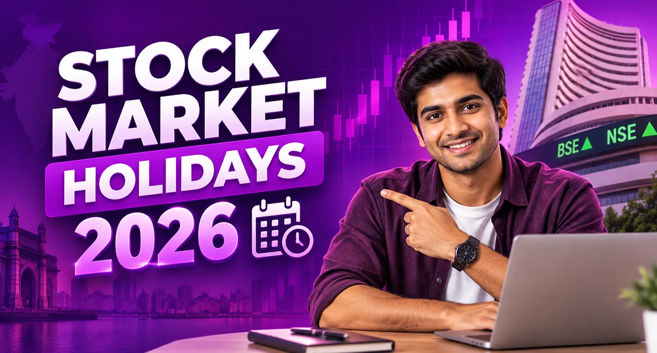 Check the Stock & Share Market holiday list in India for 2026